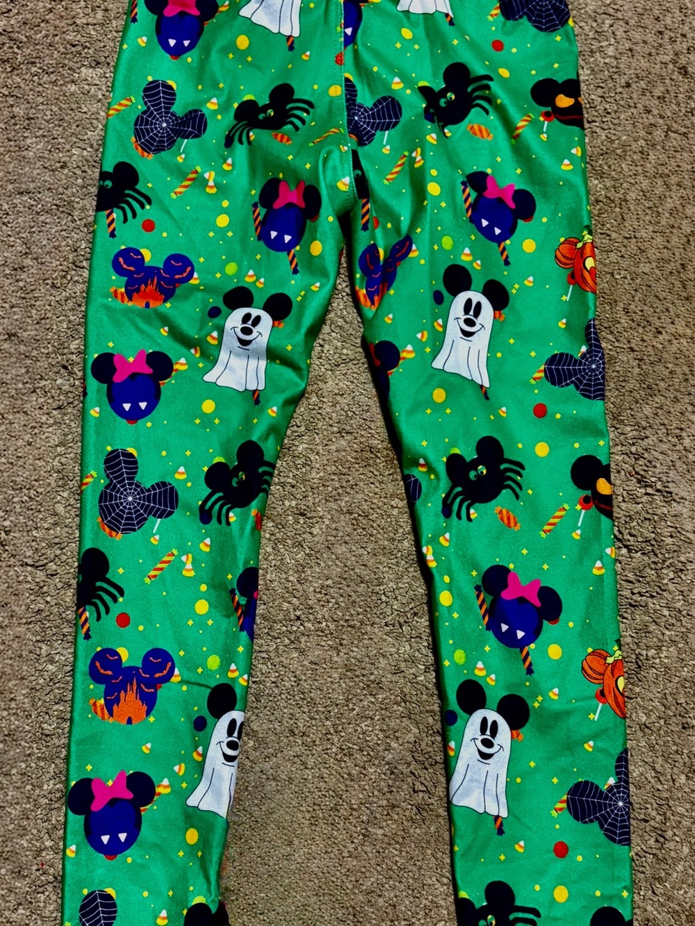 Charlie’s Project Disney Mickey/Minnie Halloween leggings sz Small 2-5 child NWT